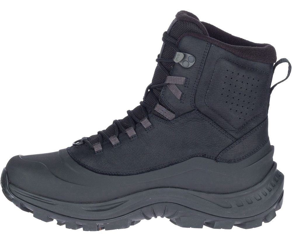Botas Homem - Merrell Thermo Overlook 2 Mid Waterproof - Pretas - PGK190654